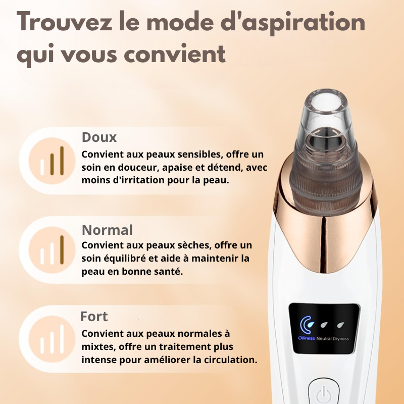 Aspirateur à points noirs