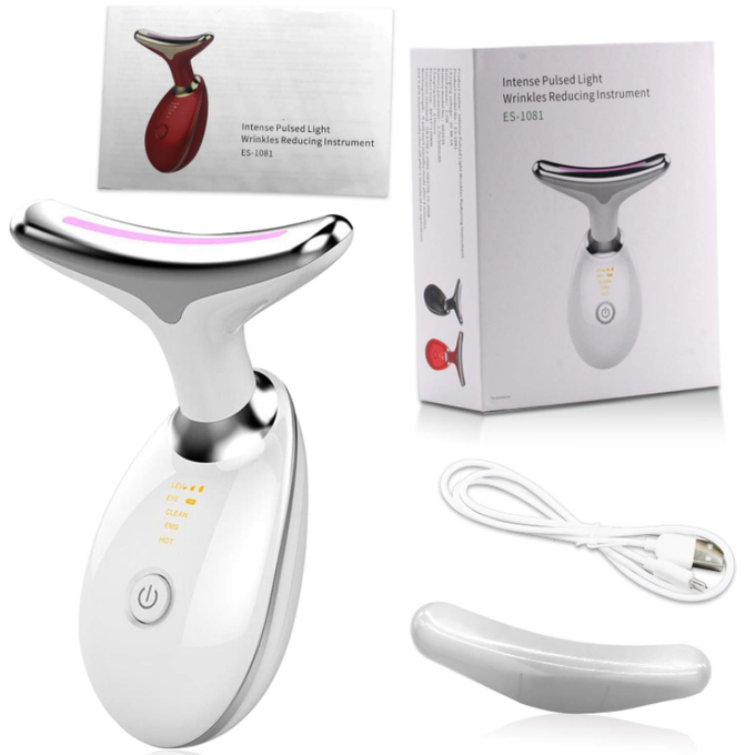 Masseur de visage et cou électrique