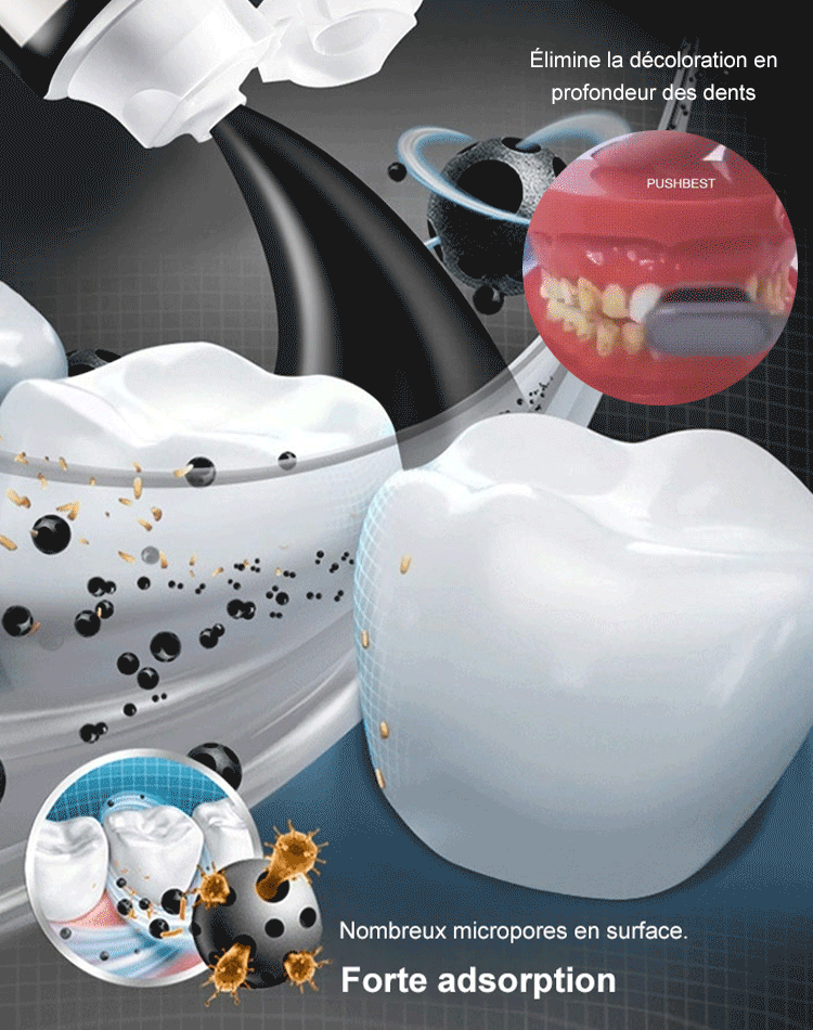 Dentifrice au charbon de bambou