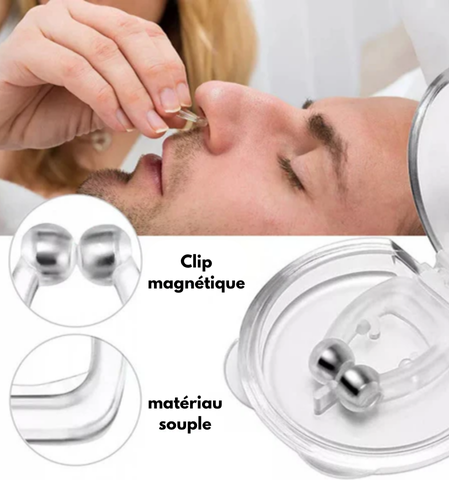 Pinces magnétiques anti-ronflement
