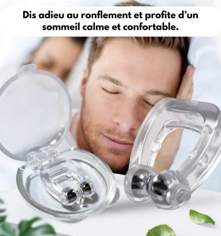 Pinces magnétiques anti-ronflement