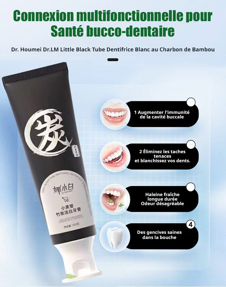 Dentifrice au charbon de bambou