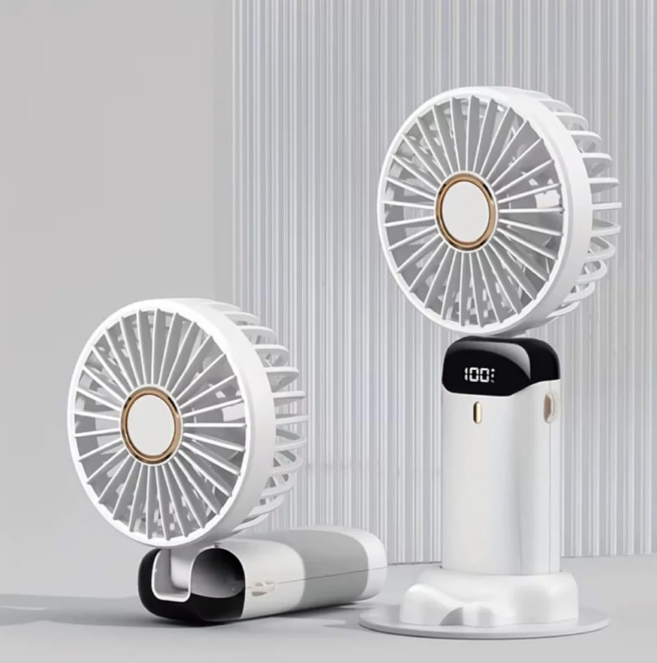 Mini Ventilateur LED Portable – Fraîcheur Pliable