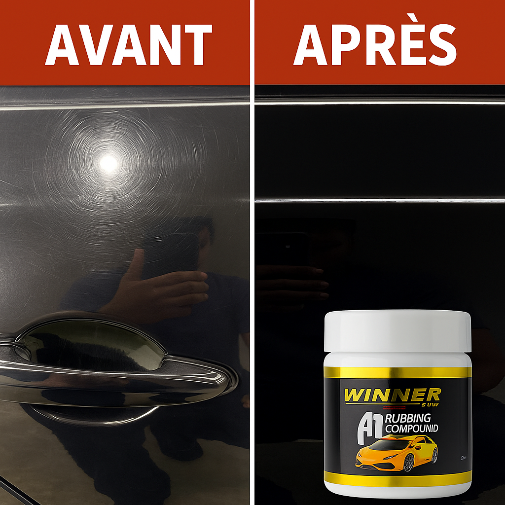 🚗 WINNER A1 – Pâte de Polissage Pro pour Voiture