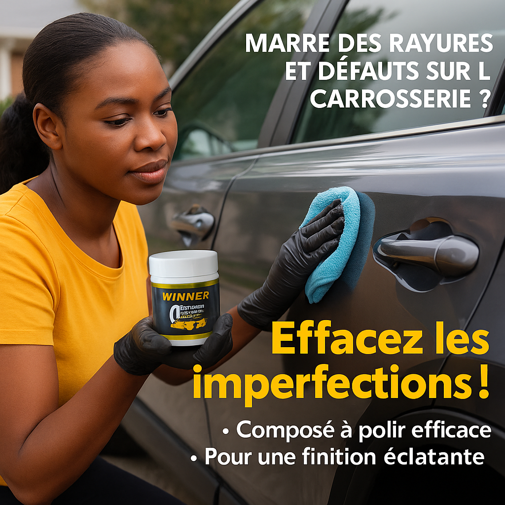 🚗 WINNER A1 – Pâte de Polissage Pro pour Voiture