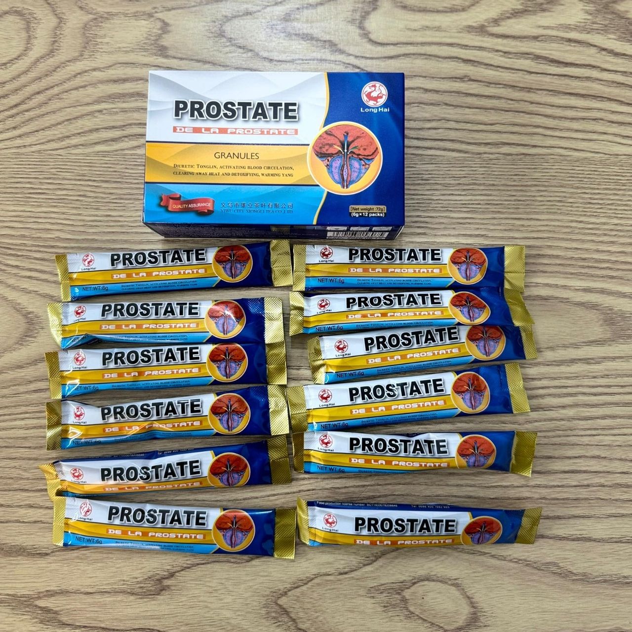 Deux (2 packets) pour le traitement complets :Thé contre la prostate et la Faiblesse Sexuelle