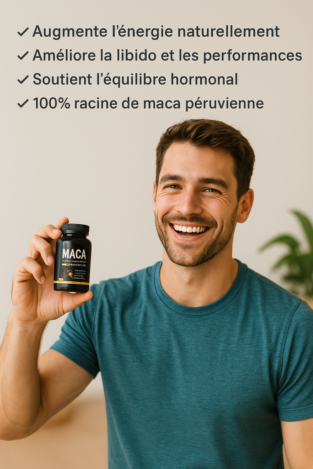 MACA 1500mg – Énergie Puissance & Vitalité Naturelle