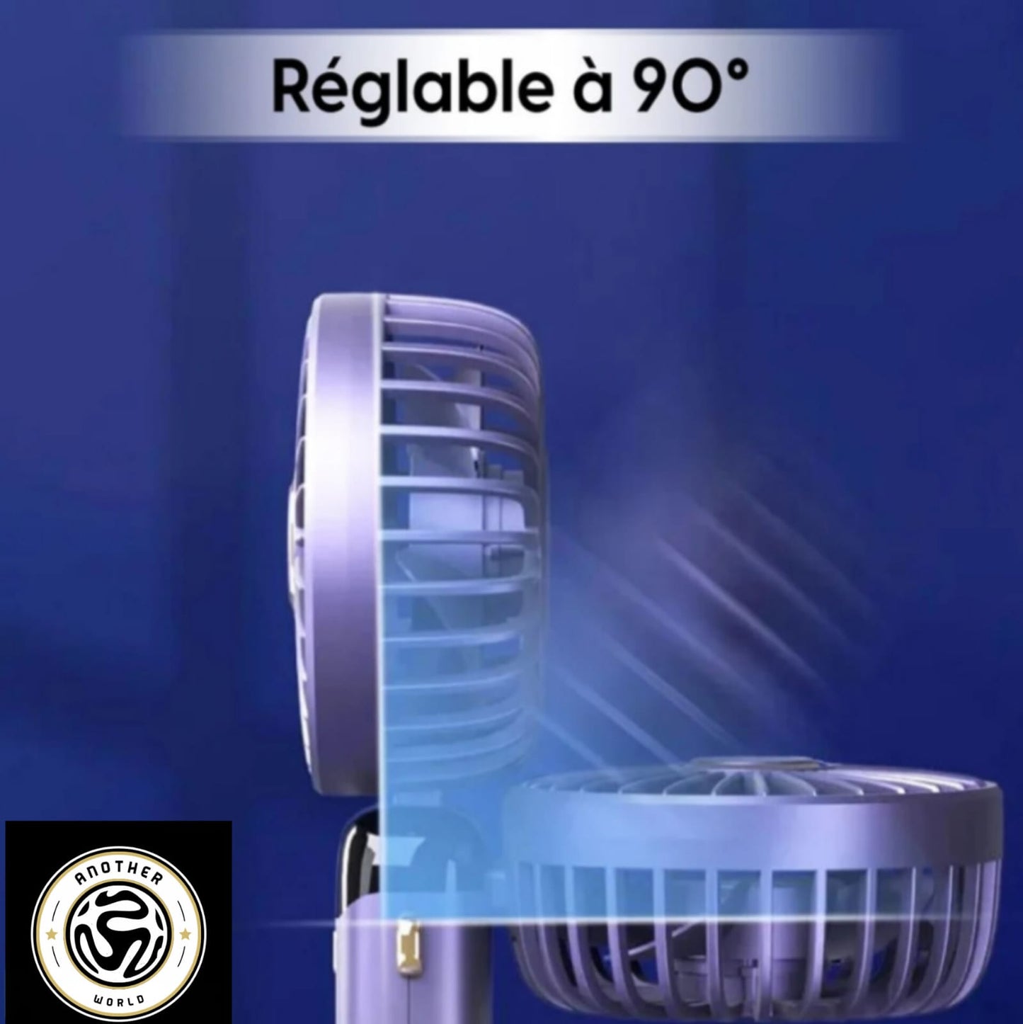 Mini Ventilateur LED Portable – Fraîcheur Pliable