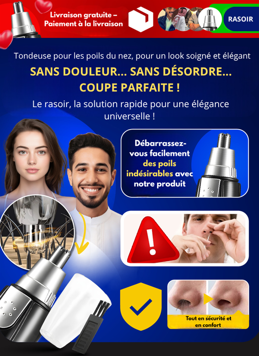 Tondeuse électrique pour poils du nez