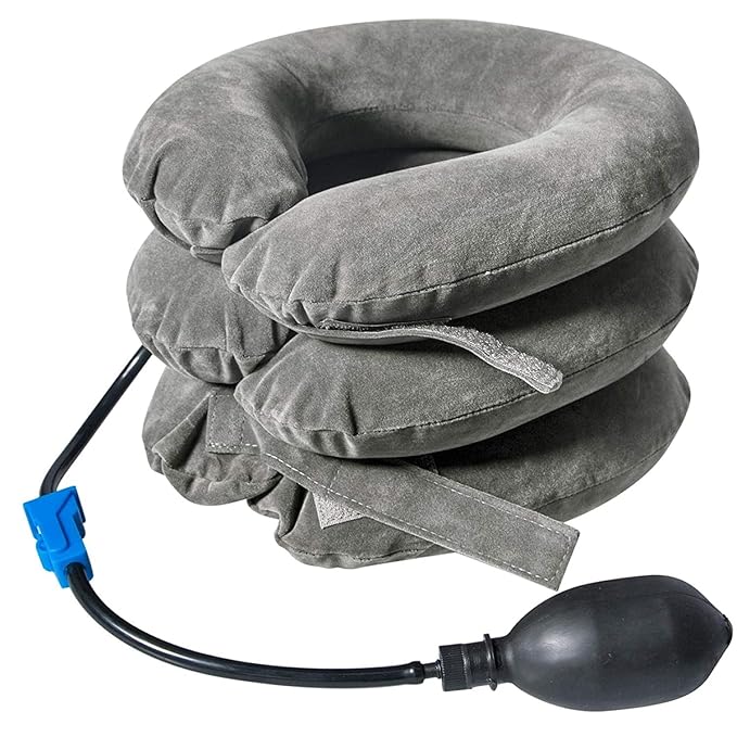 🧠 CerviCare – Collier cervical gonflable thérapeutique pour soulager les douleurs du cou