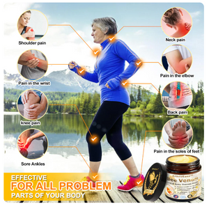 Venin d'abeille - Crème de traitement contre tous types de douleurs musculaires