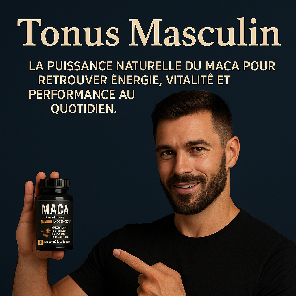 MACA 1500mg – Énergie Puissance & Vitalité Naturelle