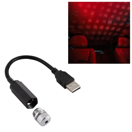 🔴 Mini lampe ambiance USB 360° rouge