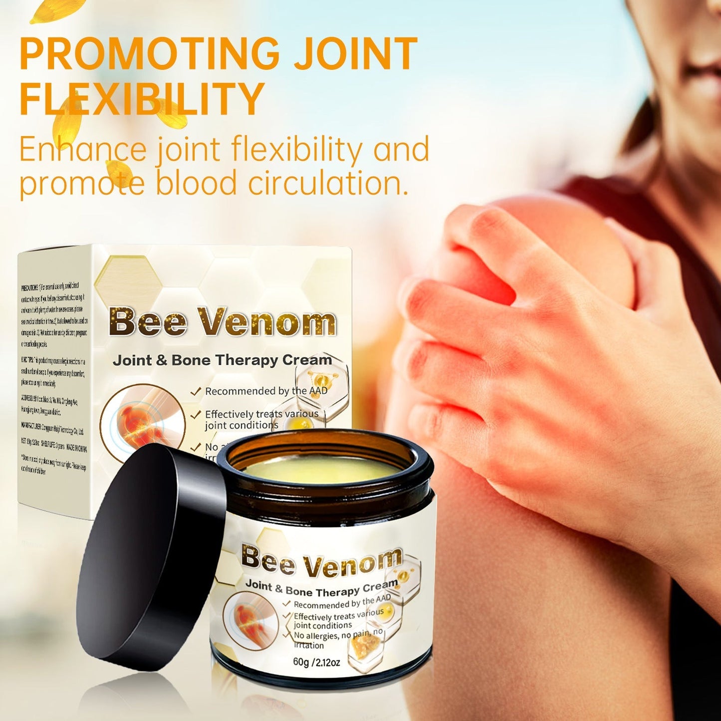 Crème apaisante au venin d’abeille