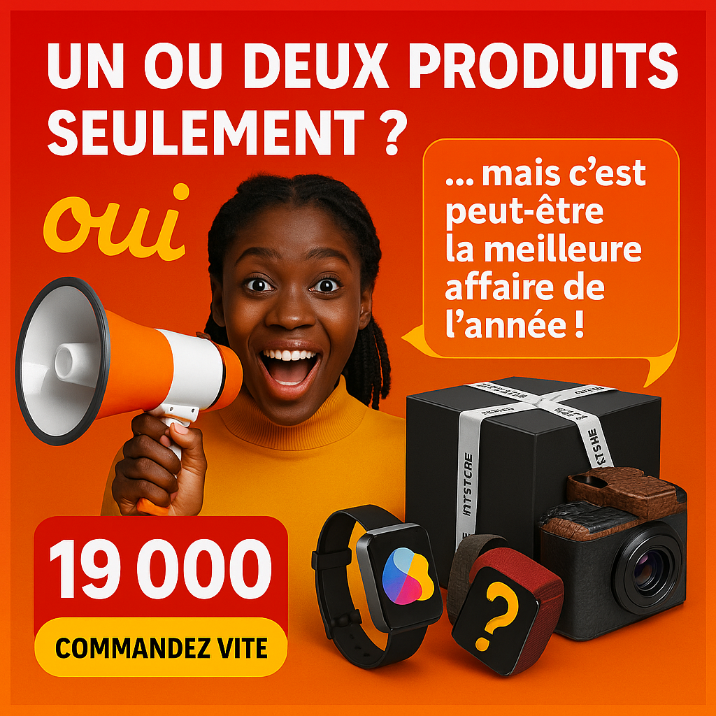 Boîte Mystère Afrodrop– Surprises jusqu’à 10× la valeur
