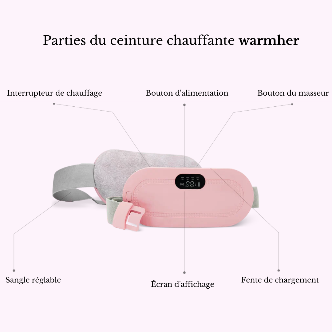 Warmher™ - Ceinture chauffante pour les règles