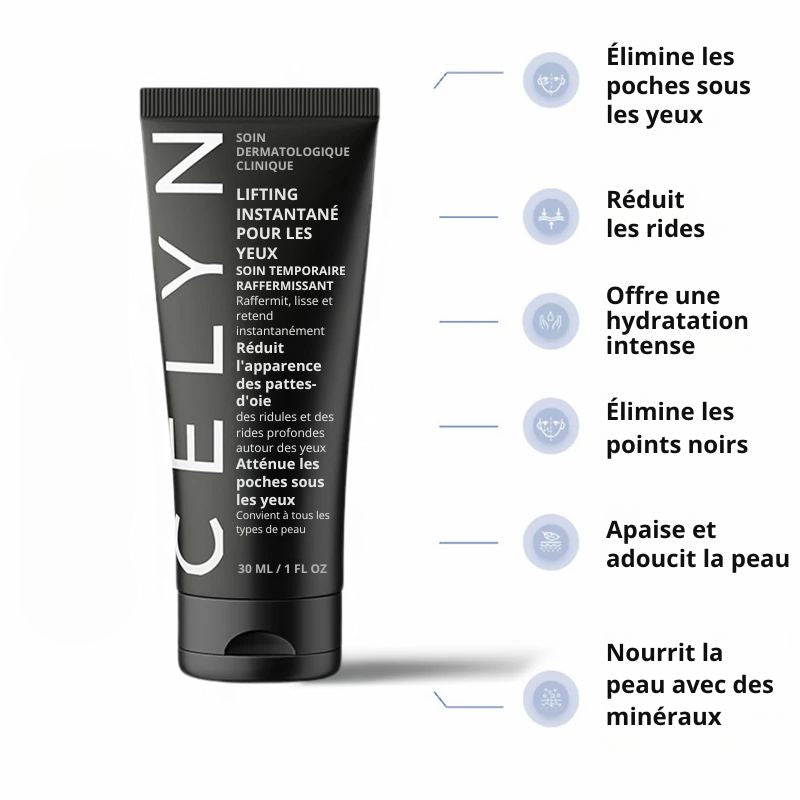 Crème Anti-Cernes & Rides Instantanée – Regard Jeune en 90 Secondes