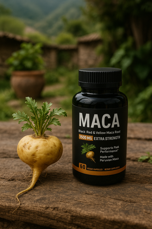 MACA 1500mg – Énergie Puissance & Vitalité Naturelle