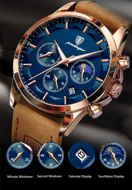 Montre Homme Poedagar 928 – Élégance & Performance au Quotidien