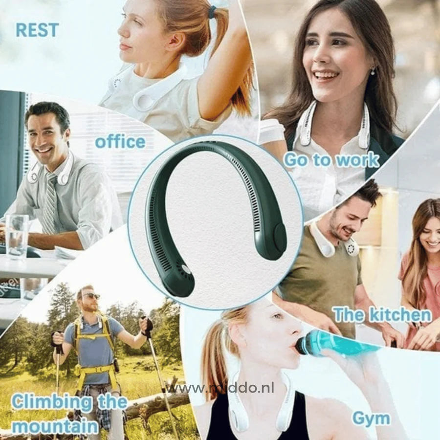 Ventilateur de Cou Rechargeable