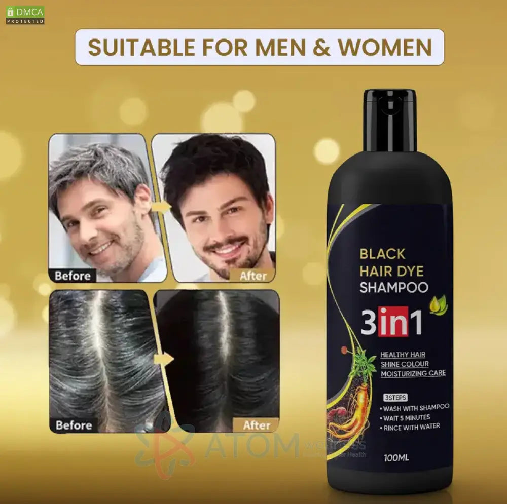 Shampoing Colorant 3 en 1
